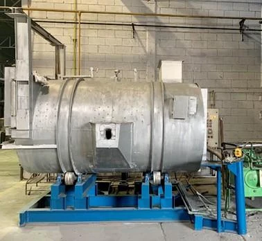 Horno rotatorio basculante de fundición no ferrosa